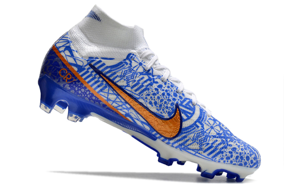 Nike Zoom Mercurial Superfly 9 Elite CR7 FG Azulejo