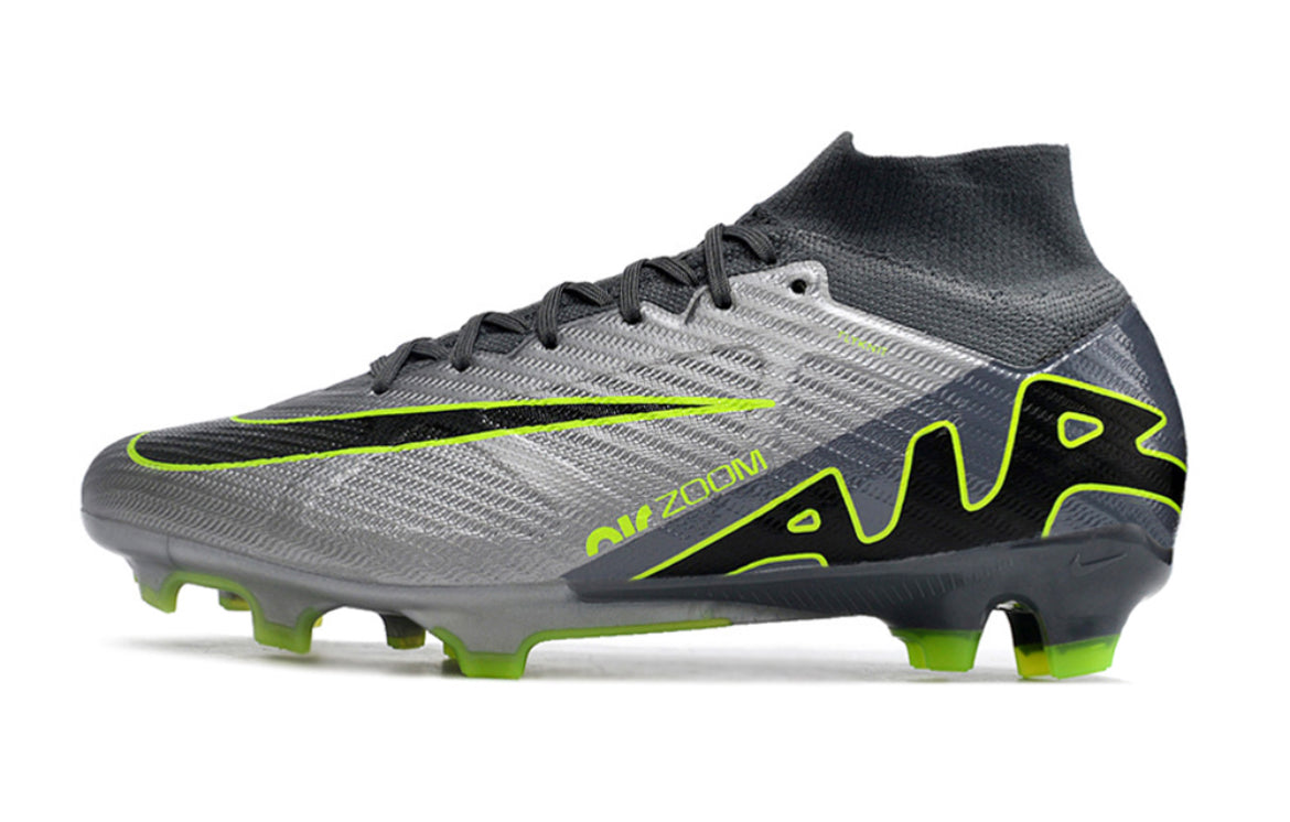 Nike Mercurial Superfly 9 Elite FG Silver/green
