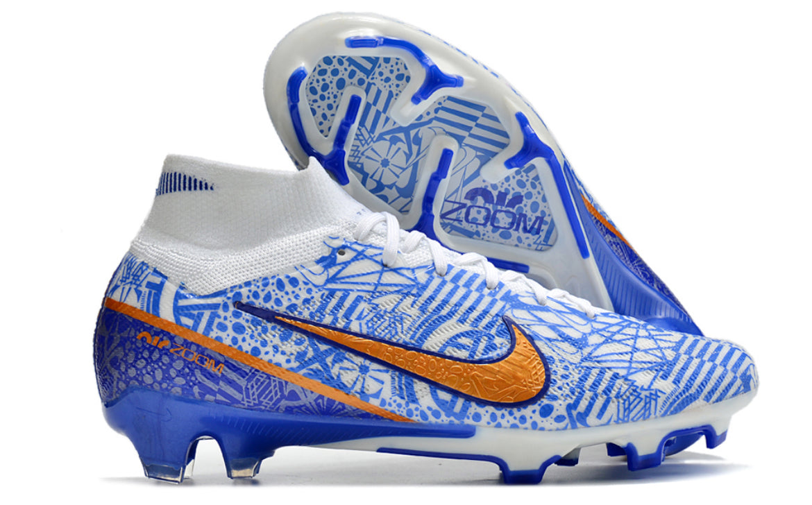 Nike Zoom Mercurial Superfly 9 Elite CR7 FG Azulejo
