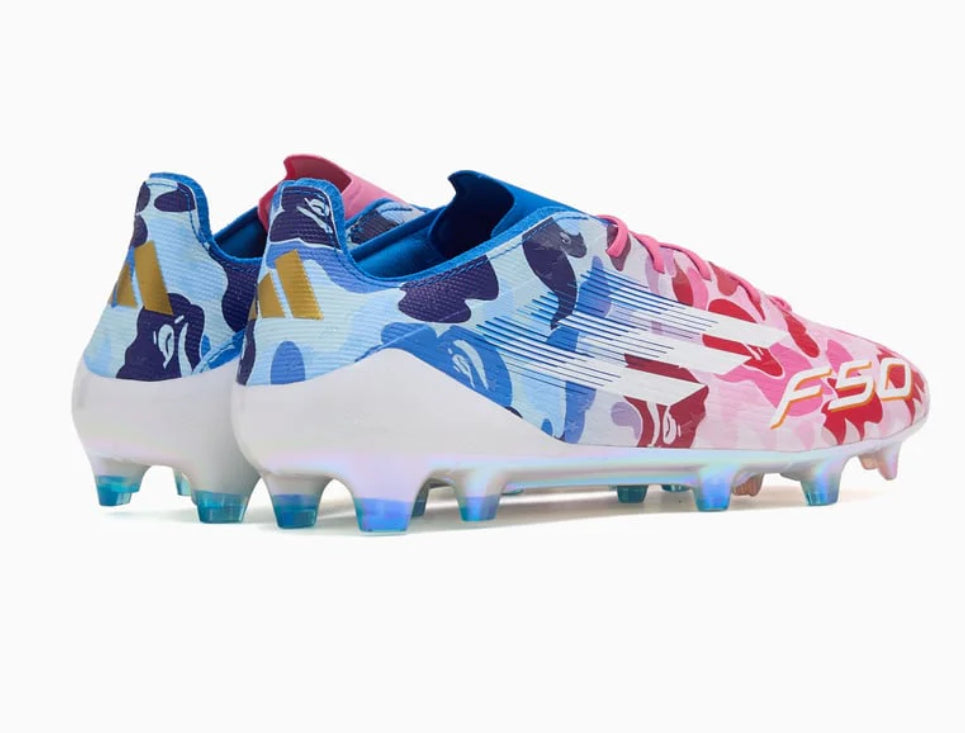 Adidas F50 X Bape “Pink & blue”
