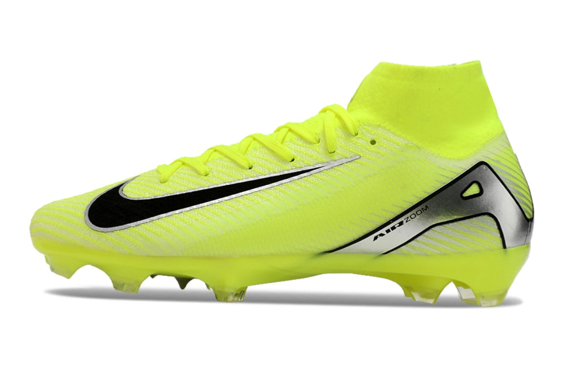 Botas de fútbol Nike Air Zoom Mercurial 10 Elite FG: Color lima
