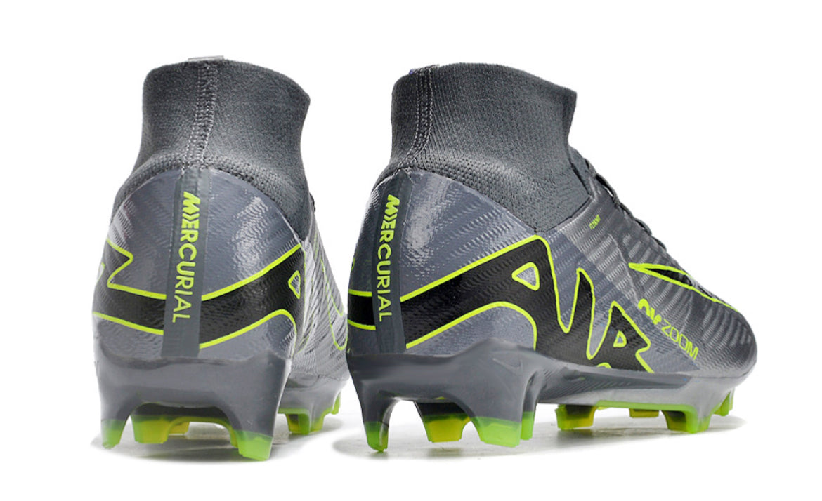 Nike Mercurial Superfly 9 Elite FG Silver/green