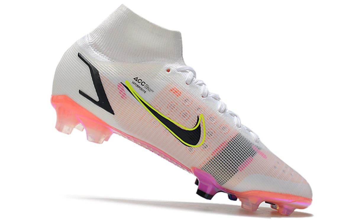 Nike Mercurial Superfly 8 FG blanco “Pink Explosion”