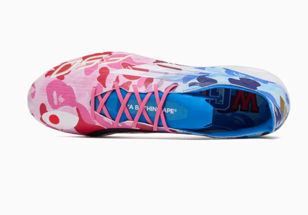 Adidas F50 X Bape “Pink & blue”