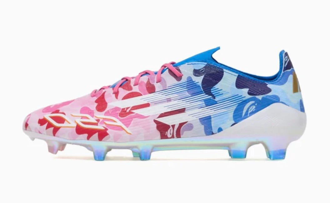 BAPE×アディダスF50 サッカースパイク26.5ピンク/ブルー Adidas F50 X Bape “Pink & blue” – SD SNEAKERS