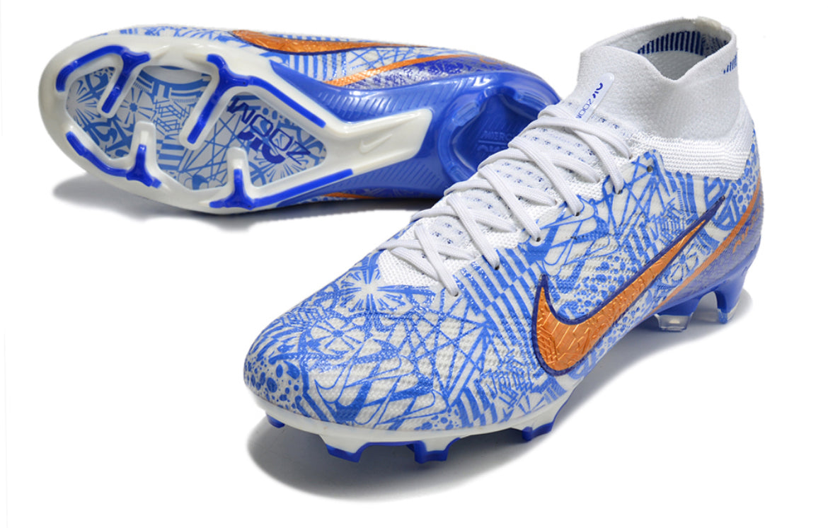Nike Zoom Mercurial Superfly 9 Elite CR7 FG Azulejo