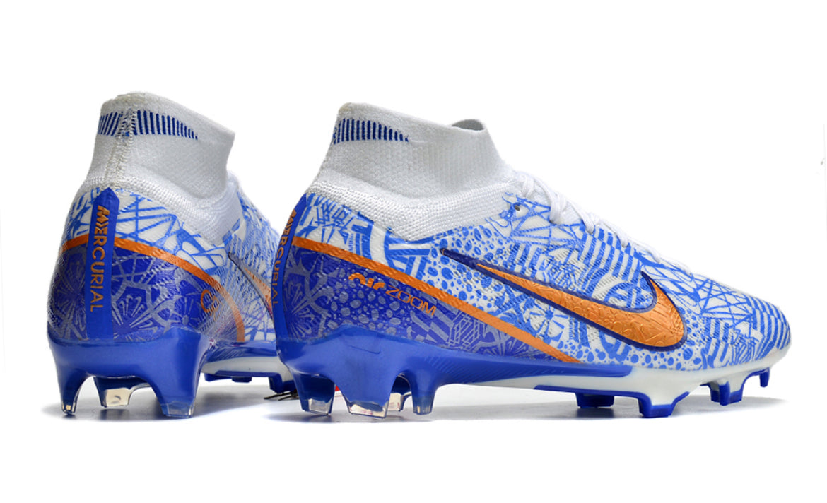 Nike Zoom Mercurial Superfly 9 Elite CR7 FG Azulejo