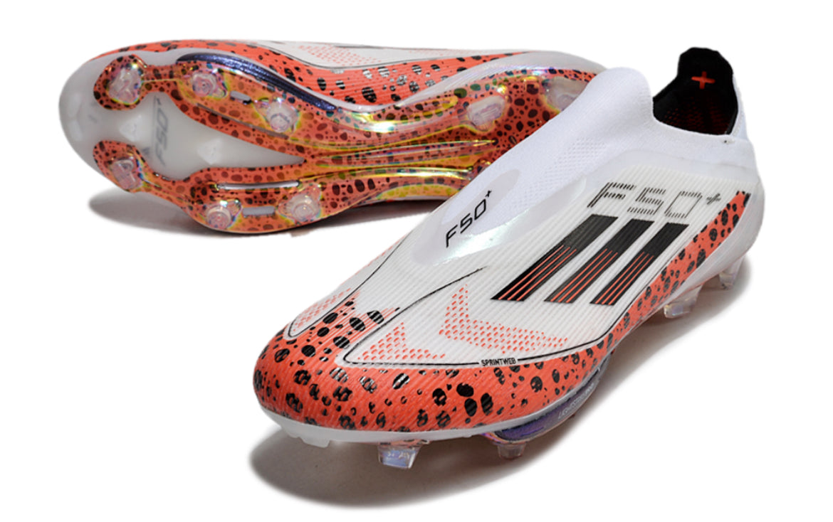 Botas de Adidas F50+ Elite FG Sin cordones “Leopardo”