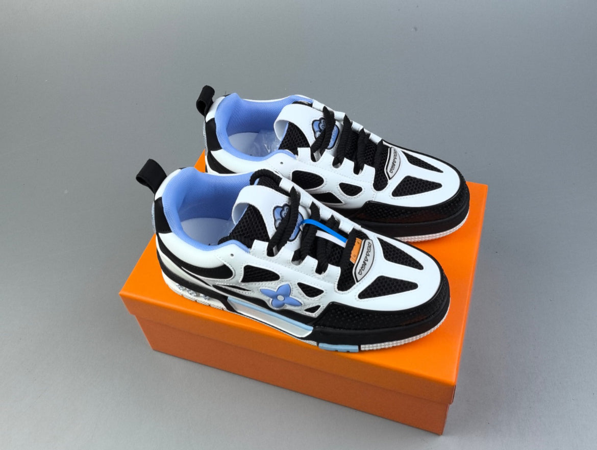 Louis Vuitton Skate White, Blue and black