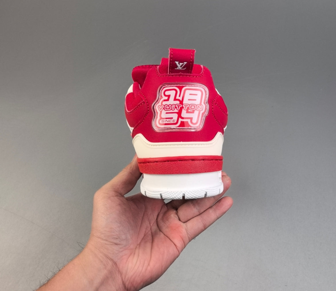 Shoes Louis Vuitton Skate, Red and white