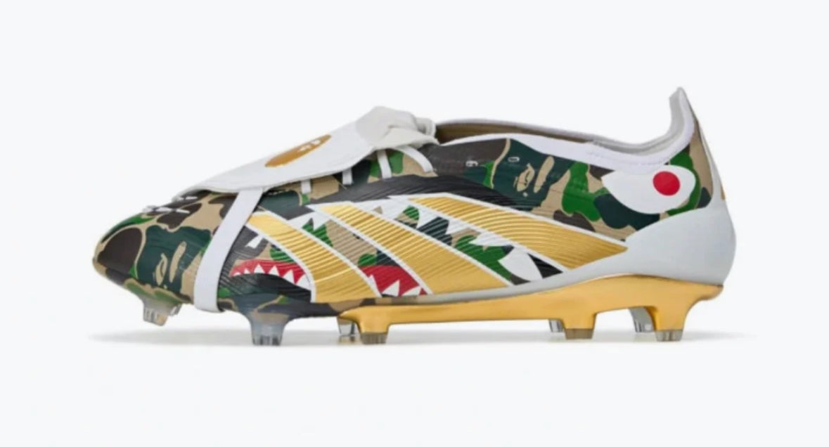 A BATHING APE × adidas Predator Elite FG Adidas Predator x Bape Elite FG “Tongue” – SD SNEAKERS