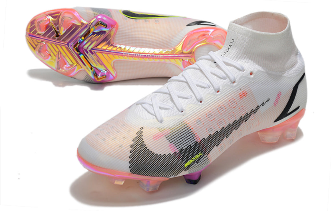 Nike Mercurial Superfly 8 FG blanco “Pink Explosion”