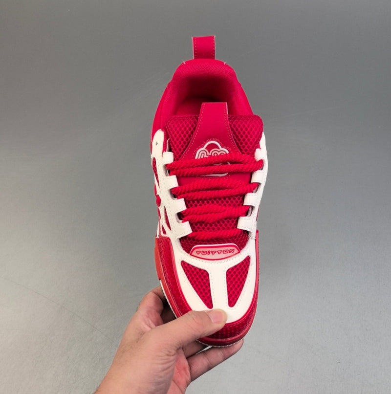 Shoes Louis Vuitton Skate, Red and white