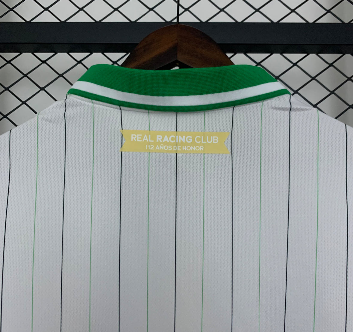 Football shirt of Racing Santander 25/26,  12 Anniversary