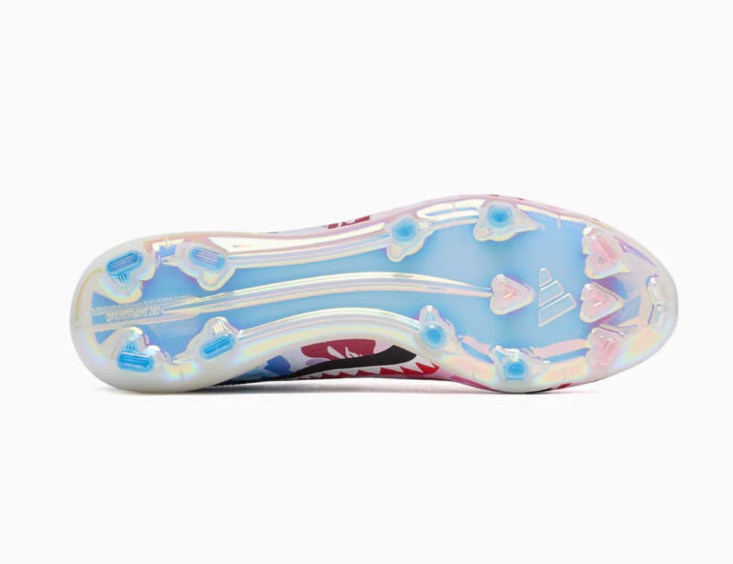 BAPE×アディダスF50 サッカースパイク26.5ピンク/ブルー BAPE×アディダスF50 サッカースパイク26.5ピンク/ブルー - メルカリ