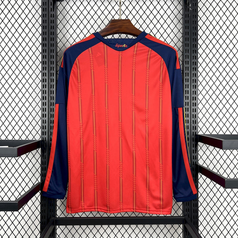Spain 2026 WC home Jersey Long Sleeve