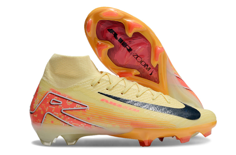 Nike Air Zoom Mercurial Superfly 10 Elite FG - En Amarillo/Negro/Rosa/Dorado