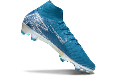 Botas De Fútbol Nike Air Zoom Mercurial Superfly 10 Elite FG - Azul/Blanco/Dorado