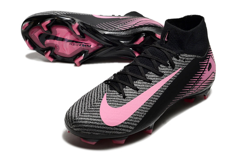 Nike Air Zoom Mercurial Superfly 10 Elite FG - Negro/Rosa