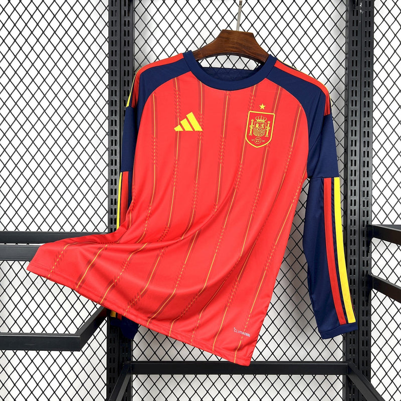 Spain 2026 WC home Jersey Long Sleeve