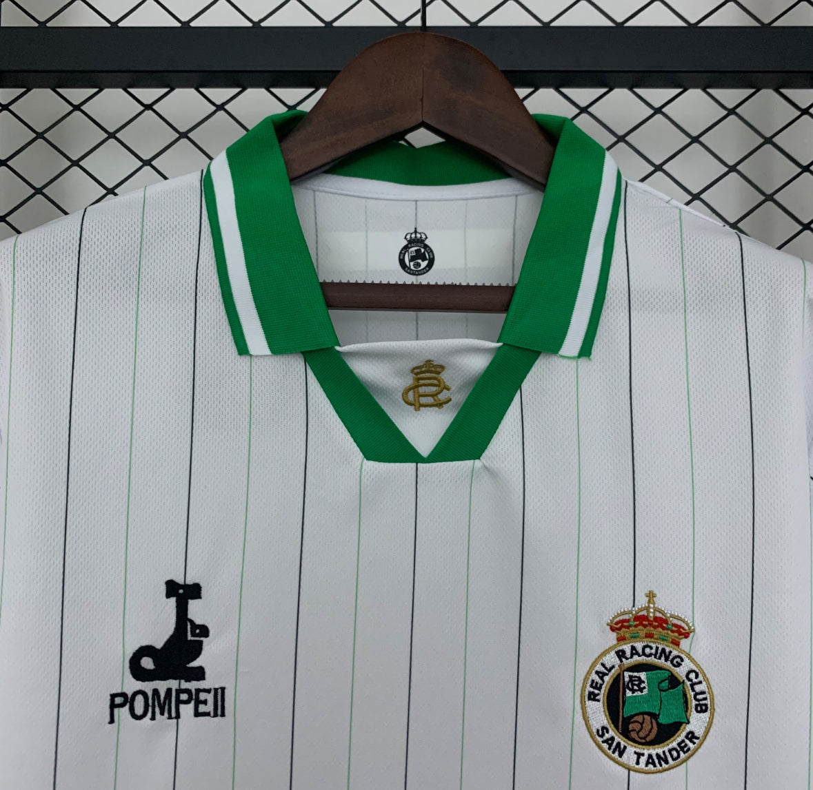 Football shirt of Racing Santander 25/26,  12 Anniversary