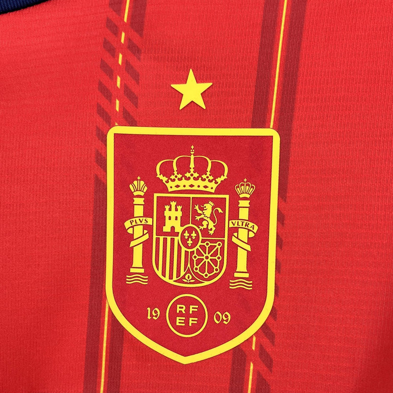 Spain 2026 WC home Jersey Long Sleeve