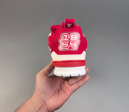 Shoes Louis Vuitton Skate, Red and white