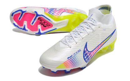 Nike Air Zoom Mercurial Superfly 9 FG (Blanco, Rosa y Rojo)